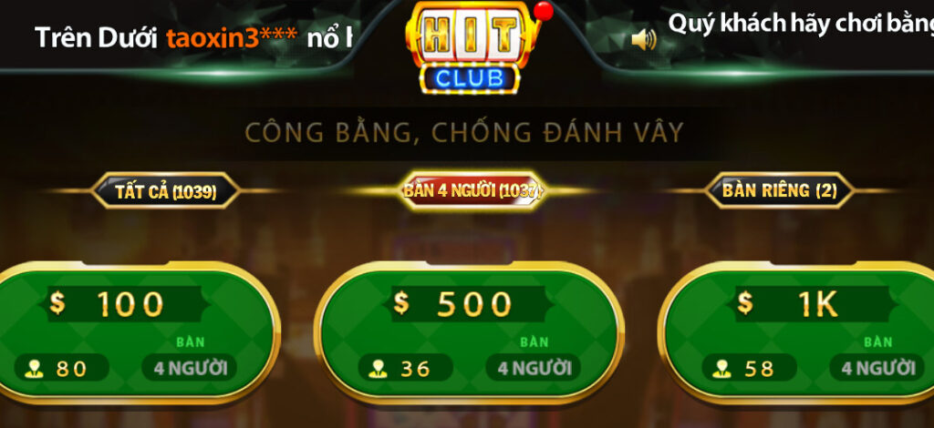 Trò chơi Phỏm Hitclub có gì thú vị?