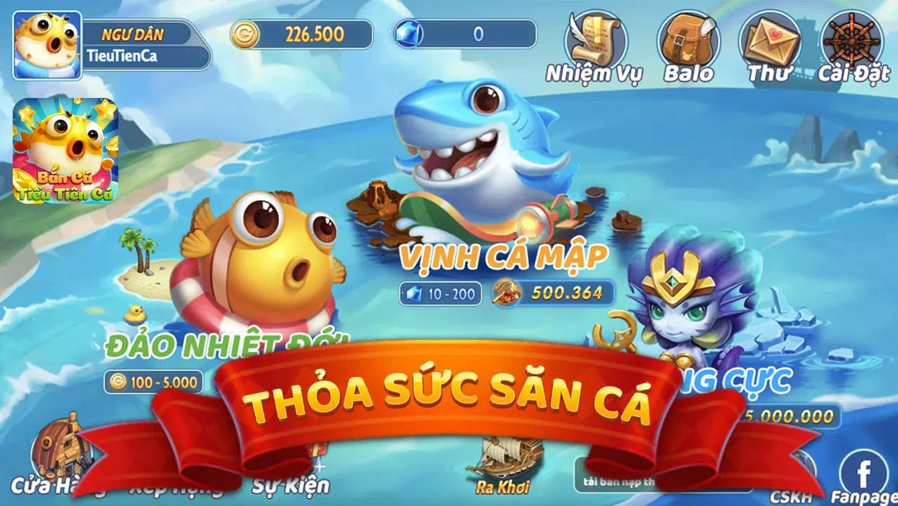 Bắn cá tiểu tiên cá hitclub